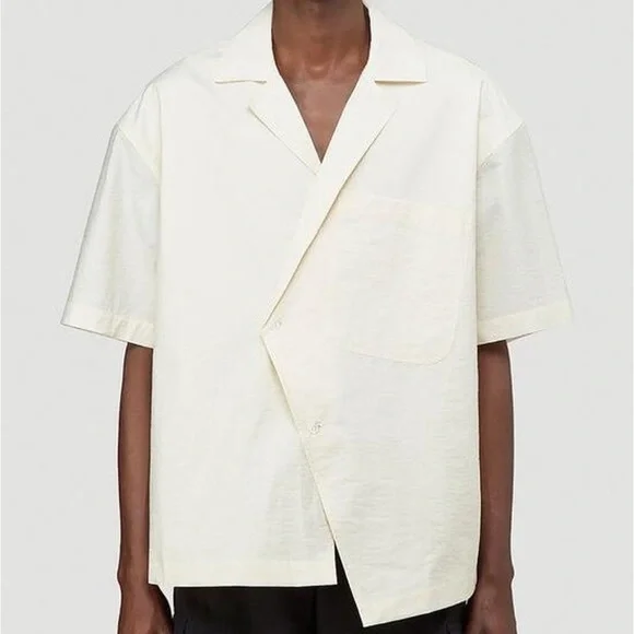 Jacquemus Tops Jacquemus Ss2 La Chemise Novi Asymmetrical